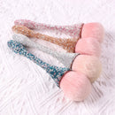 Nail Dust Bush Glitter Laser Soft Remove Dust Powder Cleaning Nail Brushes With Diamond Manicure Brush For Nail