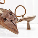 Design Shoes & Bag Coffee Color Women's Stiletto Shoes