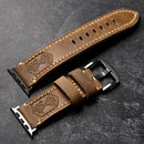 Handmade First Layer Leather German Leather Adapted For Apple Watch 8 Ultra 7SE Retro