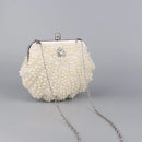 Shell Pearl Bride Dress Bag Elegant Women Evening Bag Ladies Clutch Purse Cocktail Party Handbag