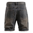 Men's Retro Denim Blend Shorts Casual Shorts