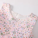 Princess Summer Dress for Kids Girl Children Sleeveless Floral Sundress Toddlers Bowknot Ball Gowns Infant Frocks