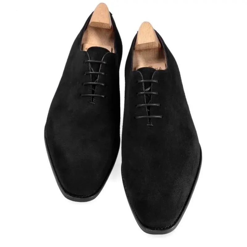 Oxford Dress Men Shoes Formal Office Wedding Man Shoe Suede Leather Handmade Business Designer Mens Shoes Original