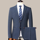 Men's business handsome trend all match fine knot wedding slim-fit split 2-piece set