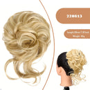 Hair Bun Chignon Messy Curly Hair Band Elastic Scrunchy False Hair Pieces For Women Hairpins