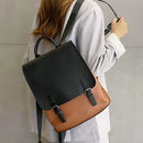 Women Leather Backpack Women Backpacks Retro Ladies Double Shoulder Bags