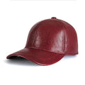 Red textured baseball cap on a white background, Obroi