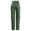 Cargo Pants For Women Straight Stretchy Pant Jeans Trousers