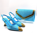 Italian Desing Women Shoes and Bag Set Sweet Style Super Heels