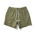 Pure Cotton Vertical Striped Men's shorts Summer Casual Length Pants