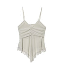 Women Lace Patchwork Camis Casual Summer Tops