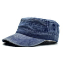 Summer Military Hat Big Head Man Large Size Pure Cotton Army Flat Cap
