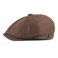 Brown textured cap on a white background, Obroi