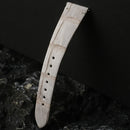 High end Himalayan white leather strap 19 20 22MM leather strap quick release