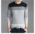 Men  Sweater Autumn Sport Sweaters Leisure Pullover Male Sweater Striped Slim Sweaters Men