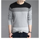 Men  Sweater Autumn Sport Sweaters Leisure Pullover Male Sweater Striped Slim Sweaters Men