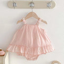 Summer 0-24M Children Clothes Baby Girls Romper Embroidery Toddler Baby Girls Jumpsuit