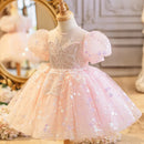 Girl's Princess Dress Spring Fairy Girl Little Girl Birthday Party Puffy Tulle Performance Dress