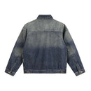 Denim Jacket Men Spring Autumn Gradient Jackets Premium Man Motorcycle Casual Trend Garment