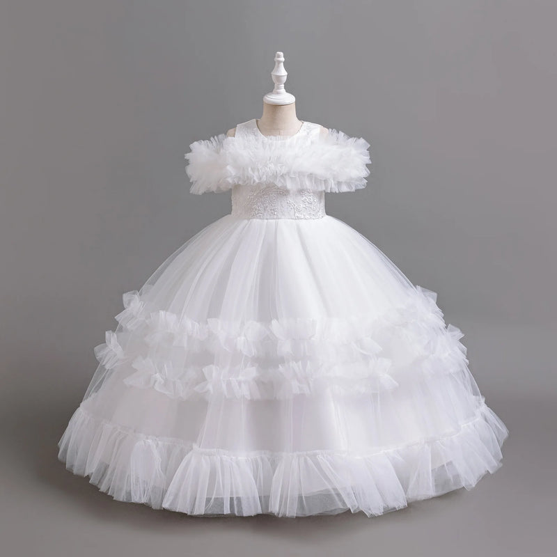 Luxury Dresses for Elegant Party Girls Child Wedding Prom Gown Christmas