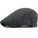 Beret Cap Men Women Spring Summer Sun Hat Breathable Linen Beret Hat Flat Cap Adjustable Beret