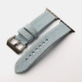 Handmade denim strap compatible with Apple Watch 49MM 46MM 45MM Ultra S12 double-layer denim bracelet