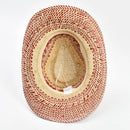 Natural Straw Hats for Women Ethnic Western Cowboy Hat Summer Holidays Beach Sun Hat