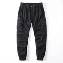 Mens Cargo pants Khaki Military Green Casual Slim Fit Jogging Trousers Male