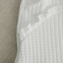 Girls Waffle Sleeveless Dress Summer Teen Girl Beach Holiday Spaghetti Strap Dress With Frill