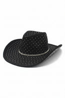 Autumn Denim Men's Top Panama Jazz Hat Bent Edge Large Brim