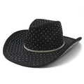 Autumn Denim Men's Top Panama Jazz Hat Bent Edge Large Brim