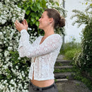 Lace Top For Women See Through Lace Up T shirt Cardigan Summer Female