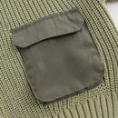 Outdoor Style Boys Crew Neck Twisted Knit Sweater for Winter