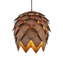 Solid Wood Pine Cone Chandelier Retro Internet Celebrity Wooden Chandelier