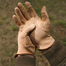 Winter Motorcycle Gloves Thermal Leather AntiSlip Touchscreen Plush Insulation Splashproof Cycling Motorcycling Outdoor Sports