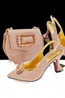 Inspired Elegant Women’s High Heels and Bag Wedding Party Shoes and Bag Exclusive Products