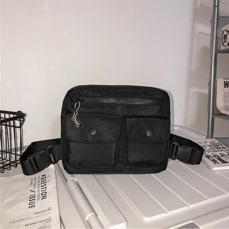 Outdoor Sports Chest Bag Waterproof Solid Bag Vintage Multifunction Cycling Bags For Male New Casual Bags