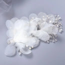 Crystal Flower Hair Clips Hairpin For Women Bride Handmade Bridal Wedding Hair Accessories Jewelry Headpiece