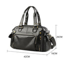 Male Travel Duffle Bag High Quality Leather Retro Sport Fitness Training Luggage Handbag For Man Crossbody Shoulder Bags