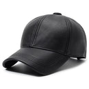 Leather Hat Baseball Cap Outdoor Sunshade Face Caps For Men Street Trucker Hats