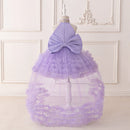 Sequin Baby Party Girl Dresses Toddler Trailing Birthday Princess Dress