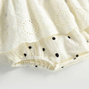 Infant Baby Girls Jumpsuits Fashion Lace Skirt Short Sleeve Romper Dress Bodysuits Children Playsuit Clothing