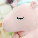 Cartoon Dream Unicorn Plush Toys Lovely Heart Unicorn With Wing Fluffy Dolls Soft Stuffed Animal Pillow Girls Boys Birthday Gift