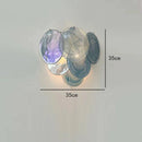 Art Handmade Glass Blue Chandeliers Italian Foyer Design Idea Home Deco Hanging Lamps for Ceiling Dinging Room