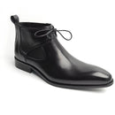 Luxury Men Genuine Leather Chelsea Boots Dress Shoes for Formal & Casual Wear Lace-Up Boots