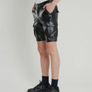 Leather Pants Men's Multi Pockets Zipper Closure for Performance