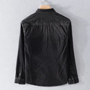 Denim Shirt Men's Clothing Cotton Casual Wear Retro