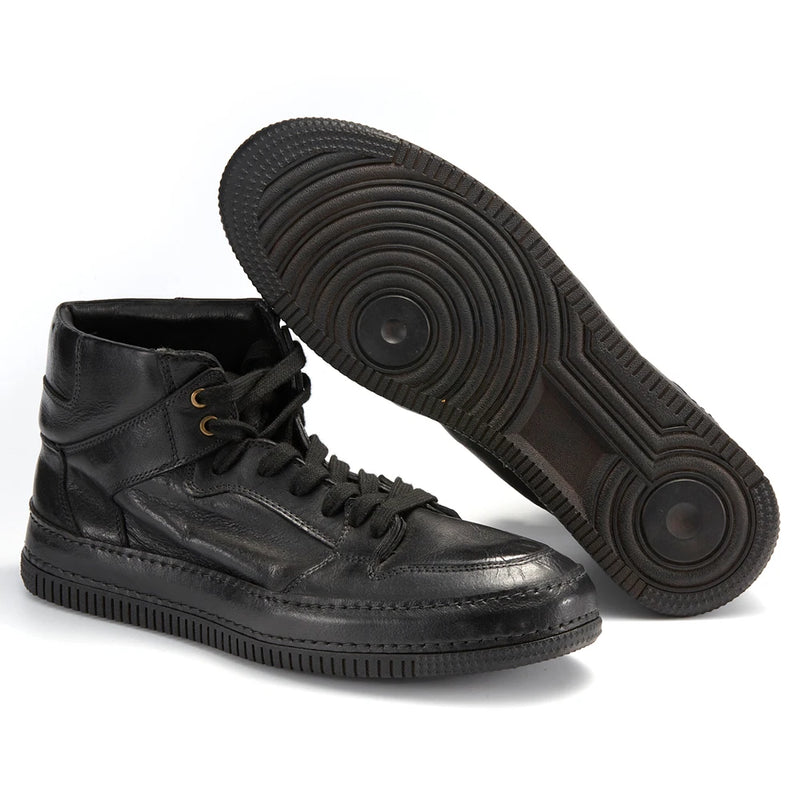 Breathable Handmade Designer Leather Boots for Men Casual Boots