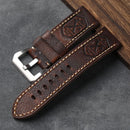 Handmade Genuine Leather Watchband Vintage Bracelet