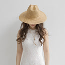 Summer Hand Woven Hollow Paper Grass Sun Hat Rope Grass Hat Outdoor Beach